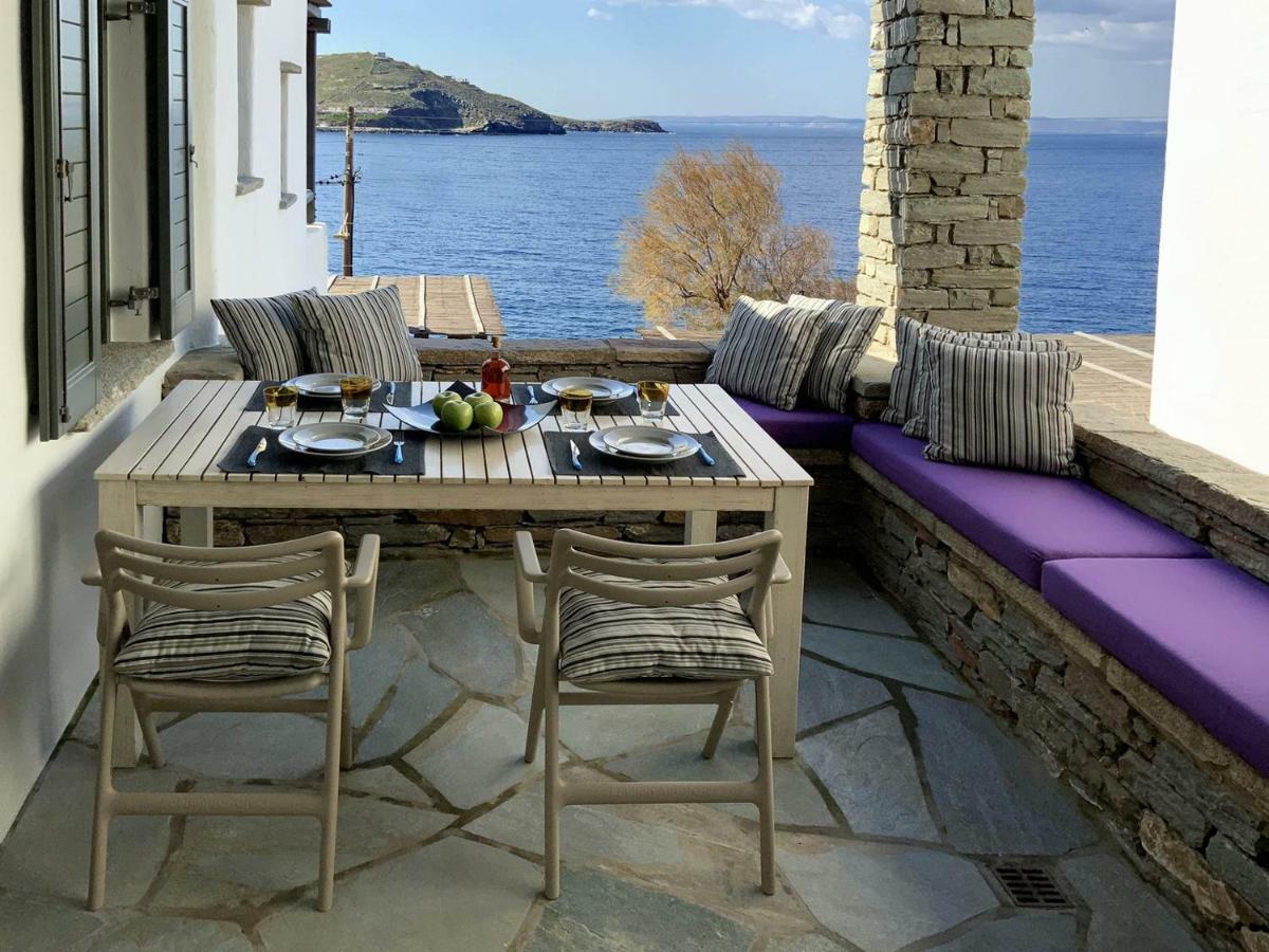 Aqua Blue, Only 100 Meters From The Beach Of Gialiskari Ioulis Luaran gambar