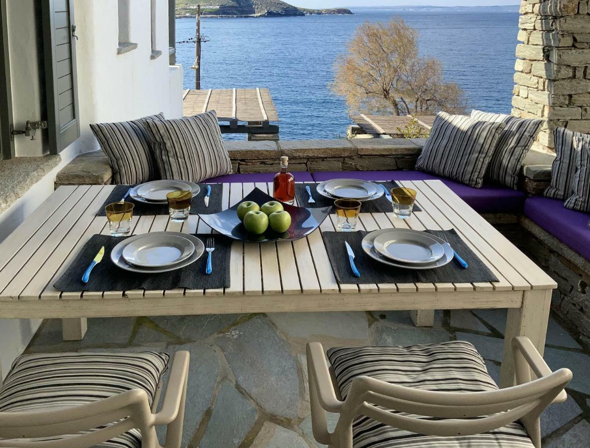 Aqua Blue, Only 100 Meters From The Beach Of Gialiskari Ioulis Luaran gambar